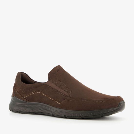 Ecco Irving Instappers bruin Nubuck - Maat 42