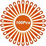 Merkloos 100 stuks plastic vervangende messen compatibel met STIHL Polycut 2-2 Polycut 3-2 Grastrimmer FSA 45 FSA 57 FSE 52, Sun Joe 24V-GT10, Redback Swift 40V