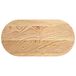 VidaXL Tafelblad 80x40x2 cm ovaal massief eikenhout