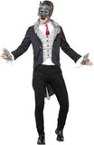 Smiffys Deluxe Big Bad Wolf Costume - Men's Medium - Grey