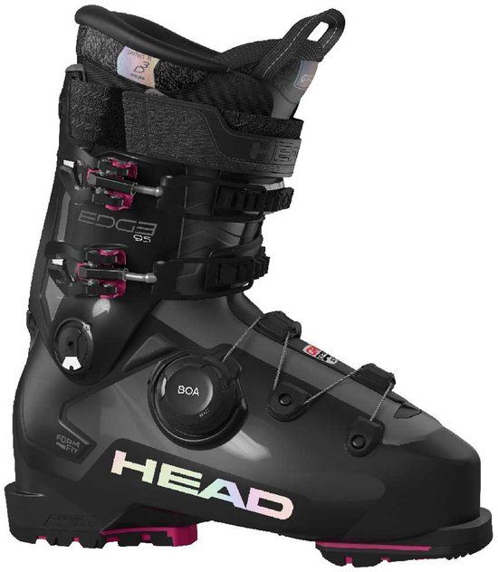 Head Edge 95 Hv Gw Boa Alpineskischoenen Voor Dames Zwart 25.5 Vrouw