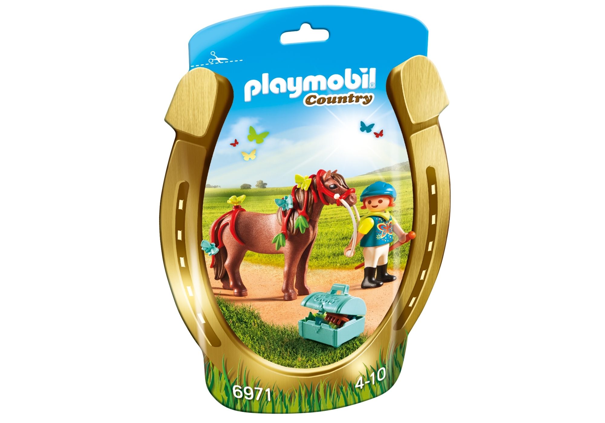 Playmobil Country 6971 Schmück, Pony Schmetterling
