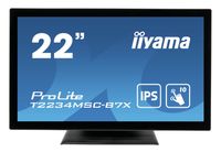 iiyama ProLite T2234MSC-B7X computer monitor 54,6 cm (21.5") 1920 x 1080 Pixels Full HD Touchscreen Zwart