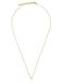 LUXENTER 18K Gouden Alfabet Ketting - Letter L