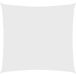 Icecat Voile d'ombrage Tissu Oxford Carré 3x3 m Blanc
