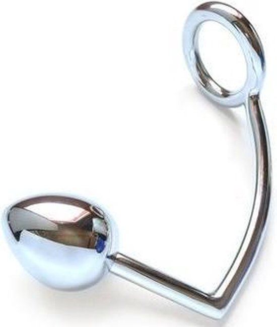 METAL HARD | Metalhard Cock Ring With Anal Bead 50mm