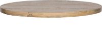 WOOOD Tablo Tafelblad Rond - Mango - White Wash - 120x120