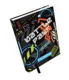 Mitama Agenda scolaire pour enfant, 10 mois, 15 x 20 cm, noir, espace, autocollants
