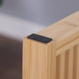 Merkloos Relaxdays Bankje bamboe - 43x45x33 cm - natuur