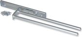 Emuca Handdoekenrek verlengbaar, 2 armen, 440 mm, Aluminium, Mat geanodiseerd