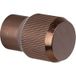 Viefe BROOKLYN bouton de meuble aluminium Ø 20 mm bronze brossé