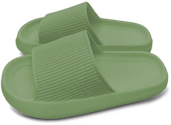 Lucovitaal Badslipper 35-36 Olijfgroen