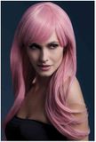 Fever Lange Pruik Fever - Roze