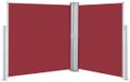 vidaXL - Windscherm - uittrekbaar - 140x600 cm - Rood