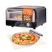 Avilia - Elektrische pizzaoven van 400 °C met digitaal display en 6 kookprogramma's, inclusief pizzaschep van roestvrij staal, eenvoudig te bedienen met nauwkeurige temperatuurcontrole
