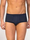 zd ZERO DEFECTS Slip 'Senior Prinstriped Egyptian cotton' navy