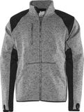 Fristads Fleece Sweatjack 7451 Prkn - Grijs/Zwart - S