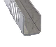 Stappenneus, geanodiseerd aluminium, kleurloos, 20 x 17,5 – 2 m.