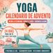 Calendario de Adviento Yoga: Calendario de Adviento de Yoga de 24 días para mujeres
