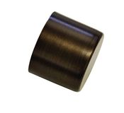 GARDINIA Eindknoppen voor gordijnroedes, 2 stuks, Chicago-collectie, diameter: 20 mm, metaal, brons