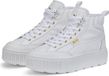PUMA Karmen Mid Sneakers Dames Wit/Wit Maat 38