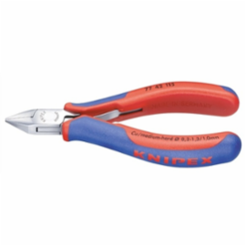 KNIPEX Elektronica-zijsnijtang spitse kop met kleine facet 115mm