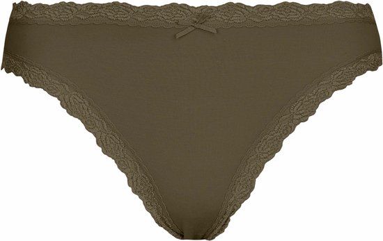 Nina von C 3-pack dames Jazzpant - Kant - Blauw - Maat 3XL