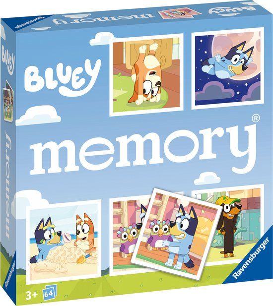 Ravensburger Grand memory® Bluey - Bordspel - 3+ jaar