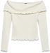 VERO MODA VMMOLLIE LS OFF SHOULDER TOP JRS EXP Dames Blouses