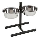 Kerbl Voerstandaard Hond 2x2800ml Chroom Metaal