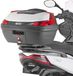 Givi Monolock/Monokey Kymco X-Town 125/300 Top Case Achterkant Fitting Zwart
