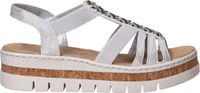 Rieker Sandalen Dames Zilver Maat 37