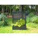 KHW Bac à plantes avec treillis central, l 100 x H 140 x P 43 cm, 110 L (anthracite)