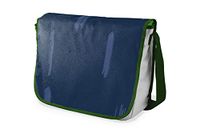 Bonamaison Digitaal bedrukte Messenger schooltas met kaki riem voor studenten, crossbody tas, koerierstas, schoudertas voor kinderen, meisjes, jongens, maat: 29x36 cm