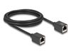 Delock 90331 Câble réseau Noir 2 m Cat6a S/FTP Rond