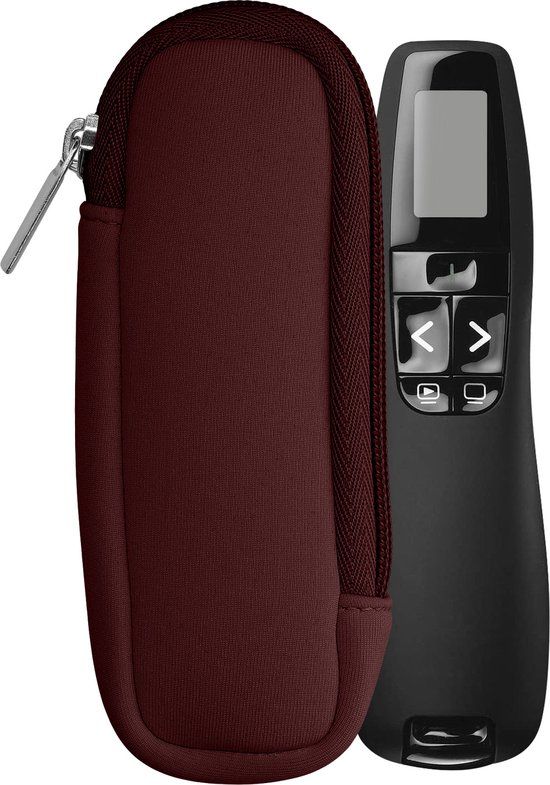 kwmobile Neopreen hoes voor laserpen - 14,5 x 5 cm - geschikt voor Universal Laser Pointer - In braam