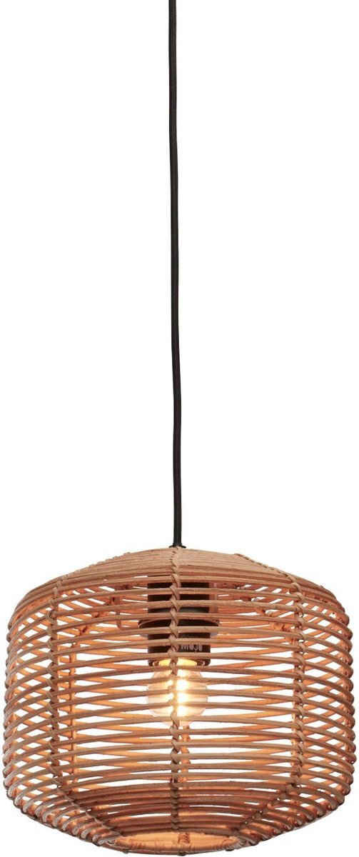 Good&Mojo Hanglamp Tanami - Rotan - Ø25cm - Modern - Hanglampen Eetkamer, Slaapkamer, Woonkamer