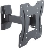 conecto TV-muurbeugel tot 42 inch, kantelbaar, draaibaar, VESA 200, 25 kg, zwart