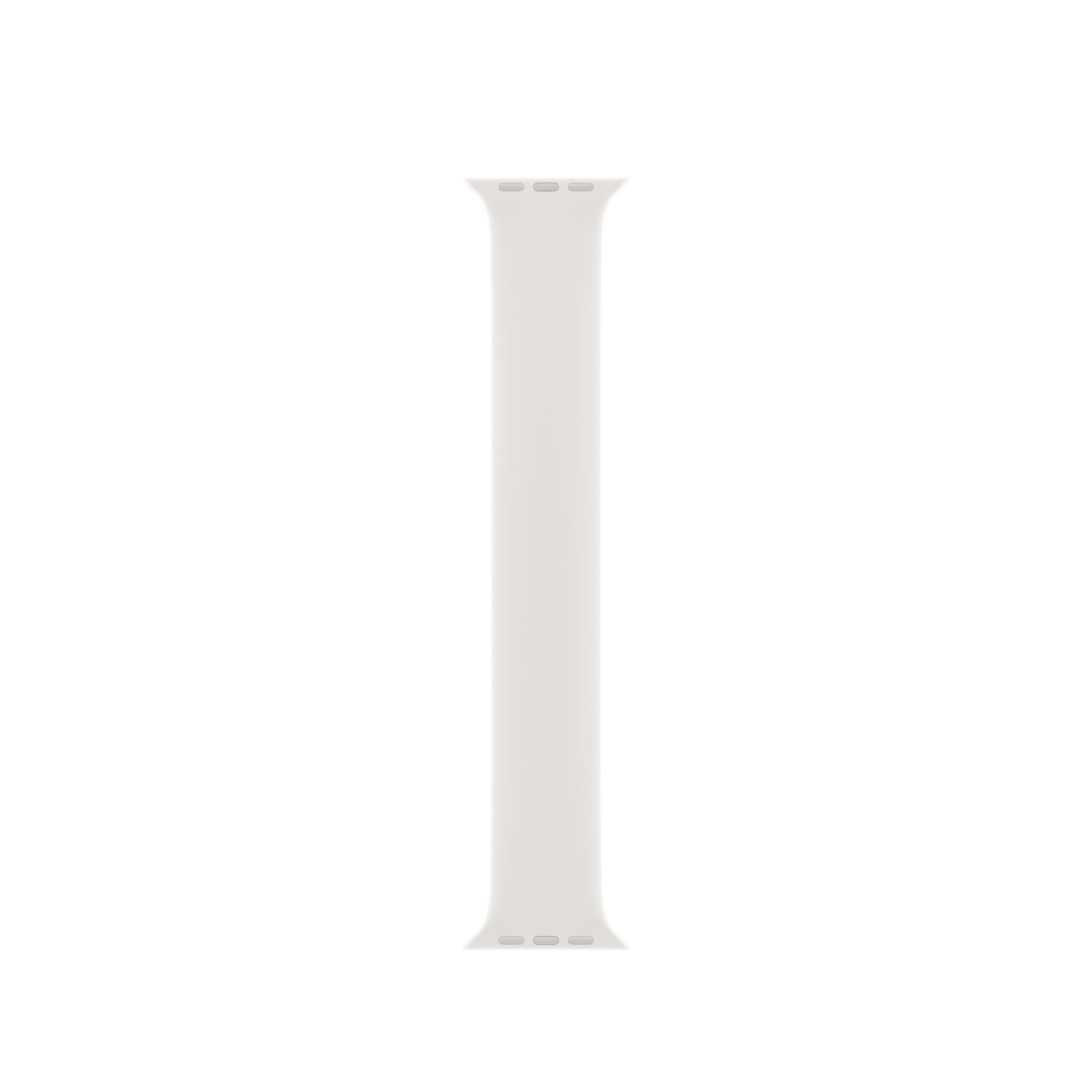 Apple Siliconen solobandje voor de Apple Watch | 38/40/41/42 mm - Maat 7 - White