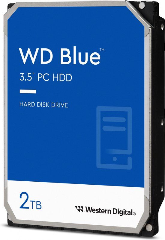 WD Blue 2TB 3.5" SATA Hard Drive - 5400 RPM - 64MB Cache