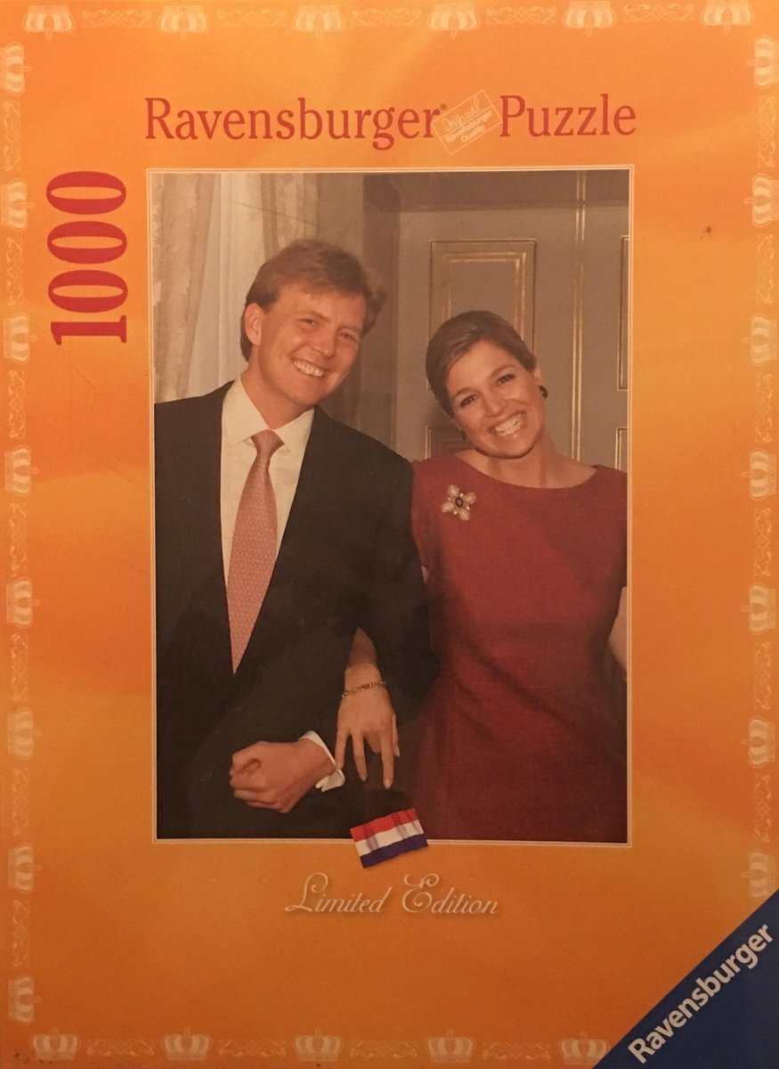 Ravensburger Willem Alexander en Maxima puzzel