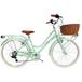 Canellini Stadsfiets Dolce Vita by Canellini ROMA 26 met mand - Lichtgroen