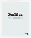 yd. Cadre photo 24x30 cm - Blanc brillant - MDF - Bologna