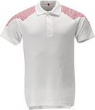 Mascot Food & Care Poloshirt 20083-933 - wit/signaalrood - XS