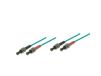 Patchkabel Good Connections Patchkabel LWL Duplex OM3 (Multimode, 50/125) ST/ST, 1m