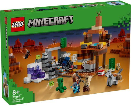 LEGO - Minecraft LEGO Minecraft De woestenijmijnschacht 21263