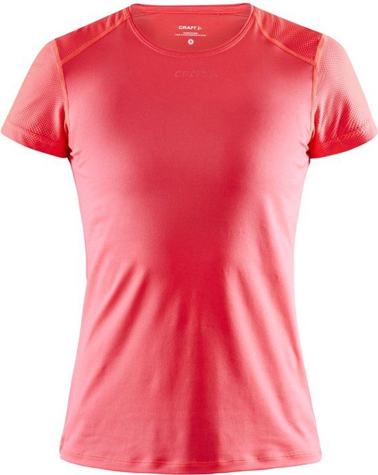 Craft Adv Essence SS Slim Tee Dames - Crush - Maat M
