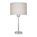 Homemania Bureaulamp, klas, bureau, nachtkastje, beige, grijs, papier, PVC, metaal 25 x 25 x 49 cm