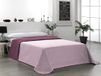 Martina Home Sprei, omkeerbaar, 100% polyester, auberginezalm, bed 135 cm
