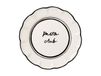 Pick a Poppy Bistro assiette à salade Noir, 21,5 cm